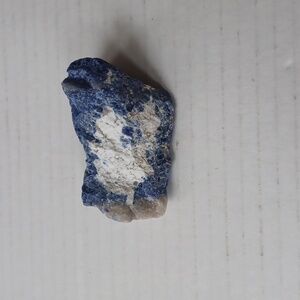 4/$80 Raw Blue, White & Gray Crystal - Gemstone